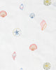 Embroidered Shells - Long Sleep Set - Sand - Printfresh