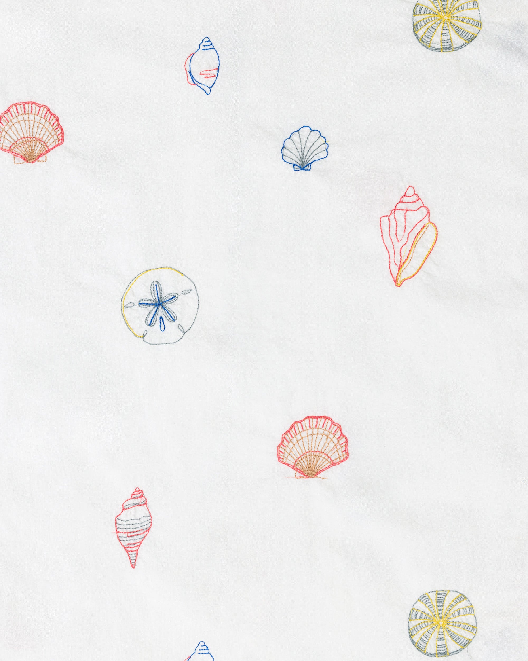 Embroidered Shells - Sleep Shirt - Sand - Printfresh
