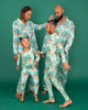Holly Jolly Bagheera Kids Pajama Set - Frosted Mint - Printfresh