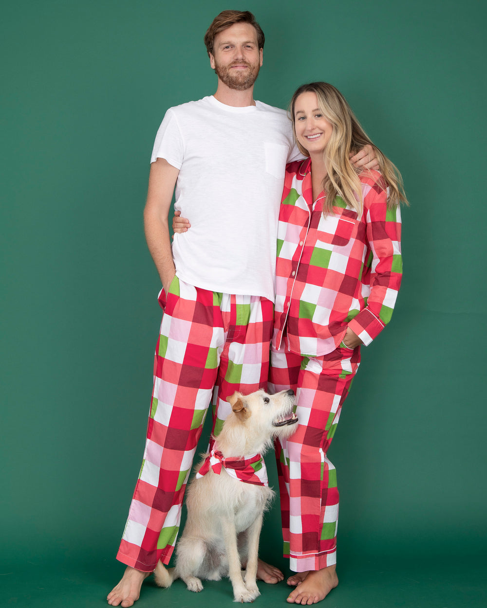 Buffalo Plaid - Men's Pajama Pants - Mulled Wine - Printfresh