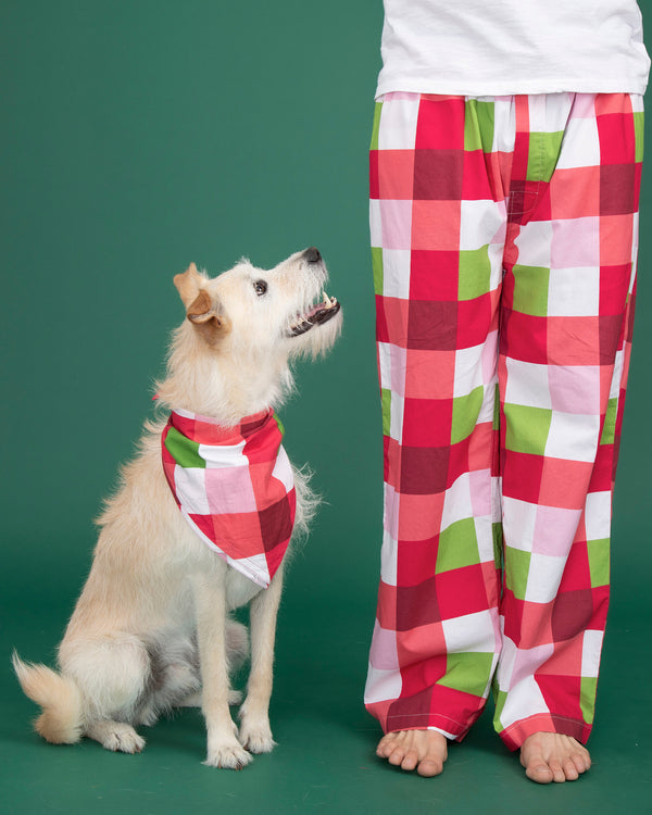 Buffalo Plaid - Men's Pajama Pants - Mulled Wine - Printfresh