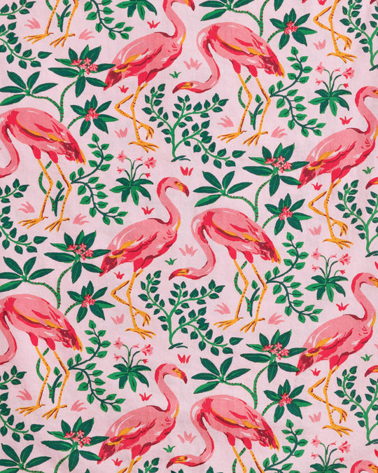 Flock of Flamingos - Petite Short Sleep Set - Rose - Printfresh