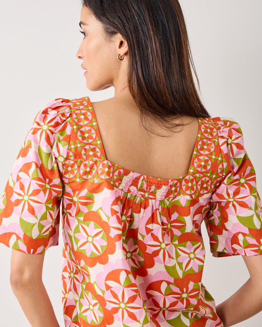 Flower Hour - Tara Blouse - Lava Lamp - Printfresh
