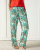 Holly Jolly Bagheera - Flannel Pajama Pants - Frosted Mint - Printfresh