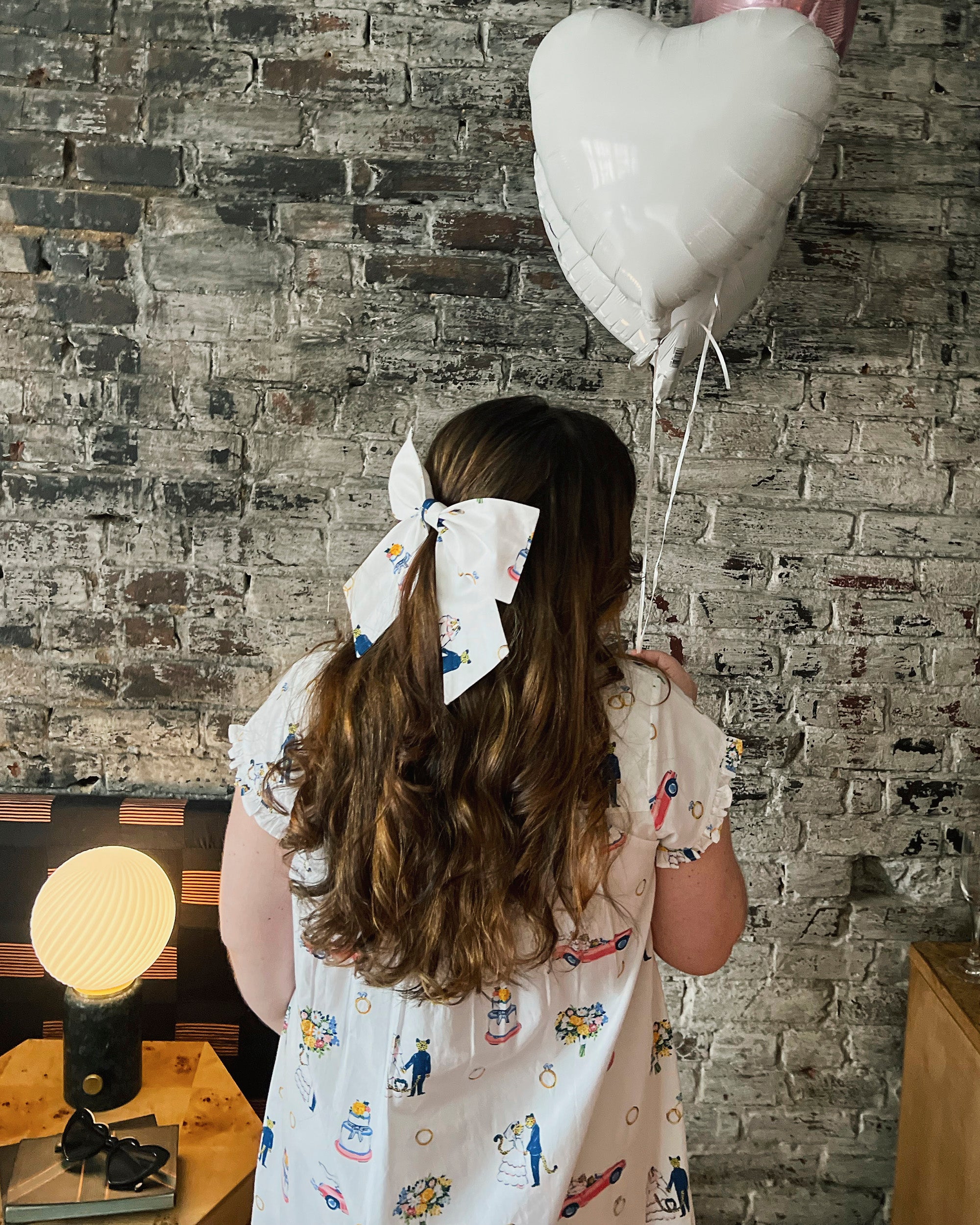 Happily Ever After - The Preppy Hair Bow - Cloud - Printfresh