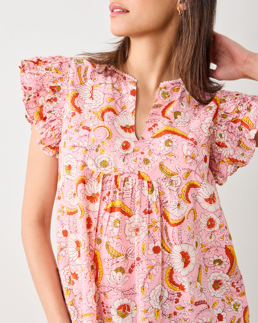 India Bloom - Royal Blouse - Soft Rose - Printfresh