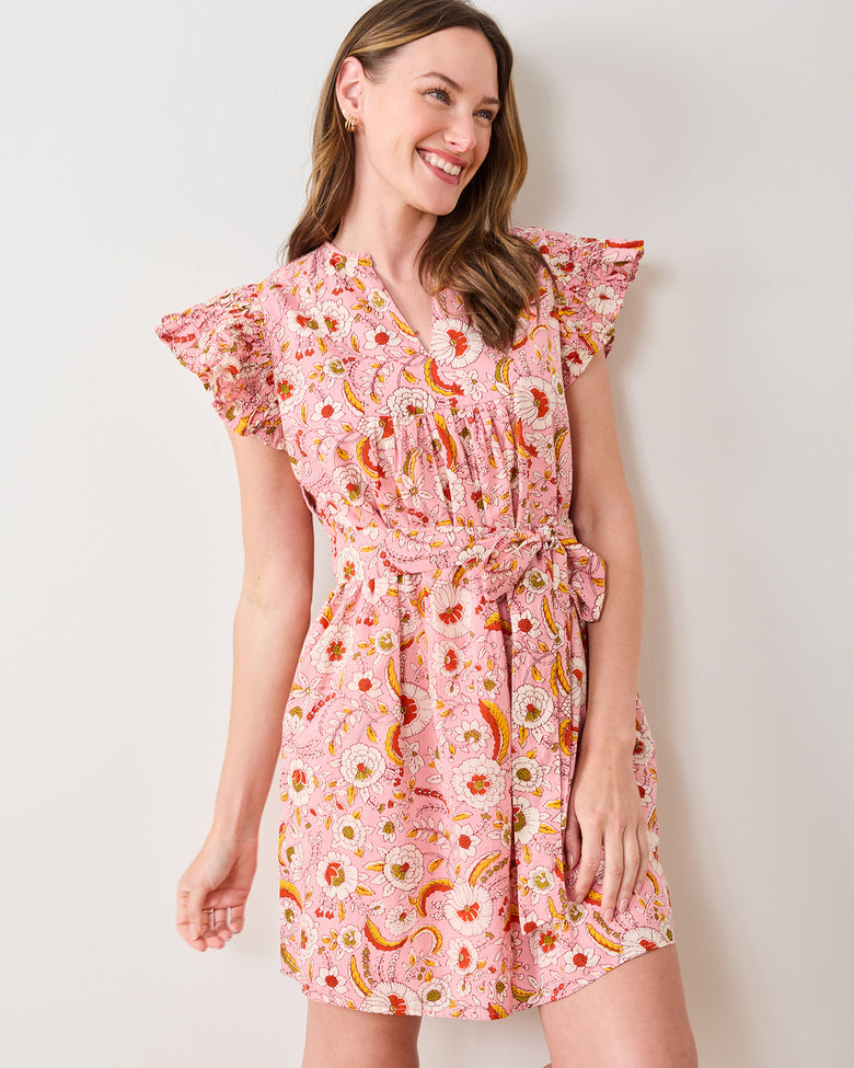 India Bloom - Royal Dress - Soft Rose - Printfresh