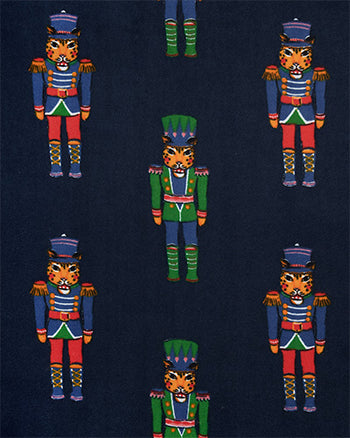 Leopard Nutcracker Tablescape Bundle - Navy - Printfresh