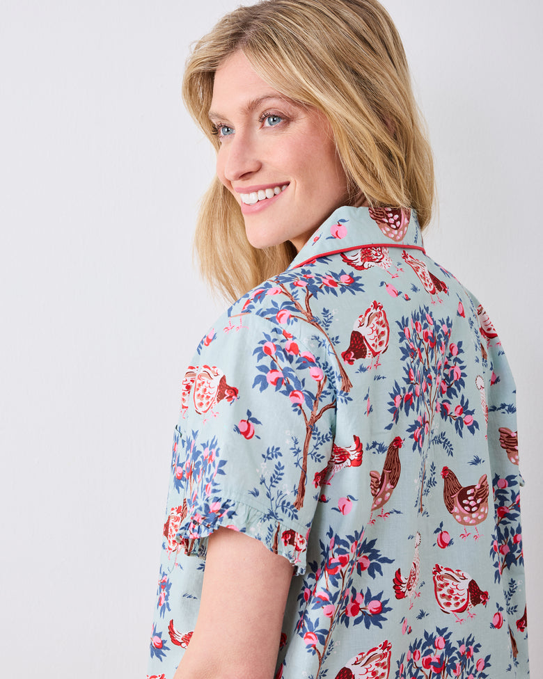 Hen House - Ruffle Short Set - Sage - Printfresh