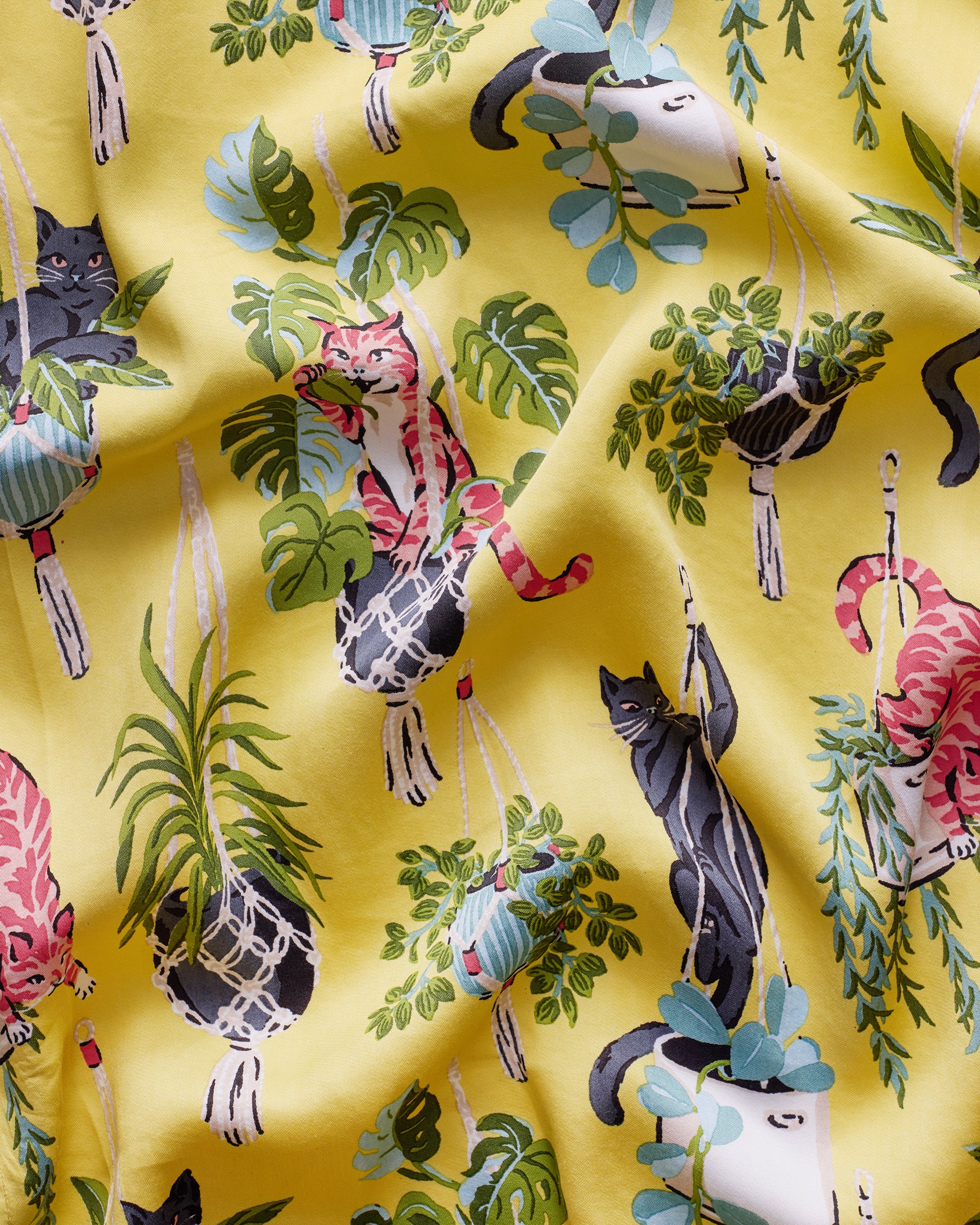 Macrame Mischief - Eco Satin Jaipur Jumpsuit - Sunshine – Printfresh