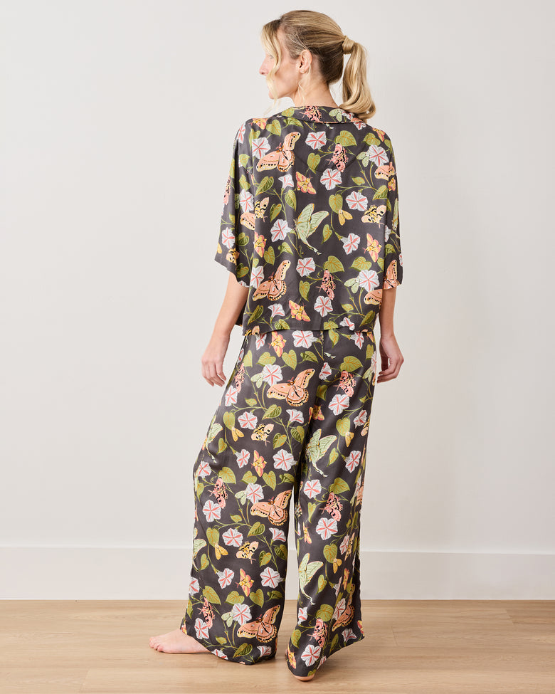 Midnight Flutter - Tall Eco Satin Wildest Dreams Set - Slate - Printfresh