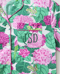 Secret Garden - Sleep Shirt - Pink Hydrangea - Printfresh