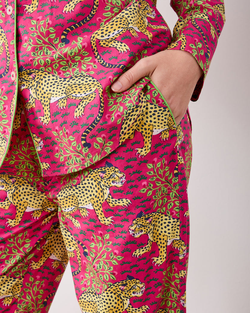 Bagheera - Long PJ Set - Hot Pink - Printfresh
