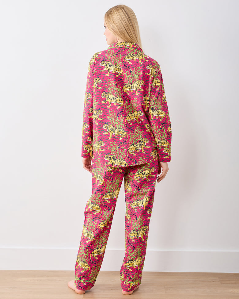 Bagheera - Long PJ Set - Hot Pink