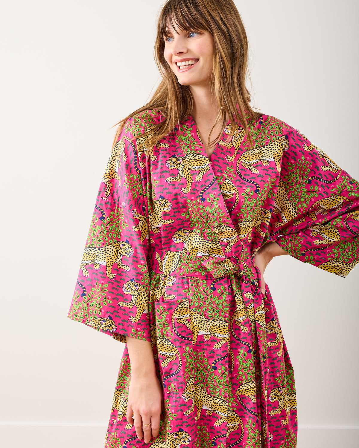 Bagheera Robe Hot Pink