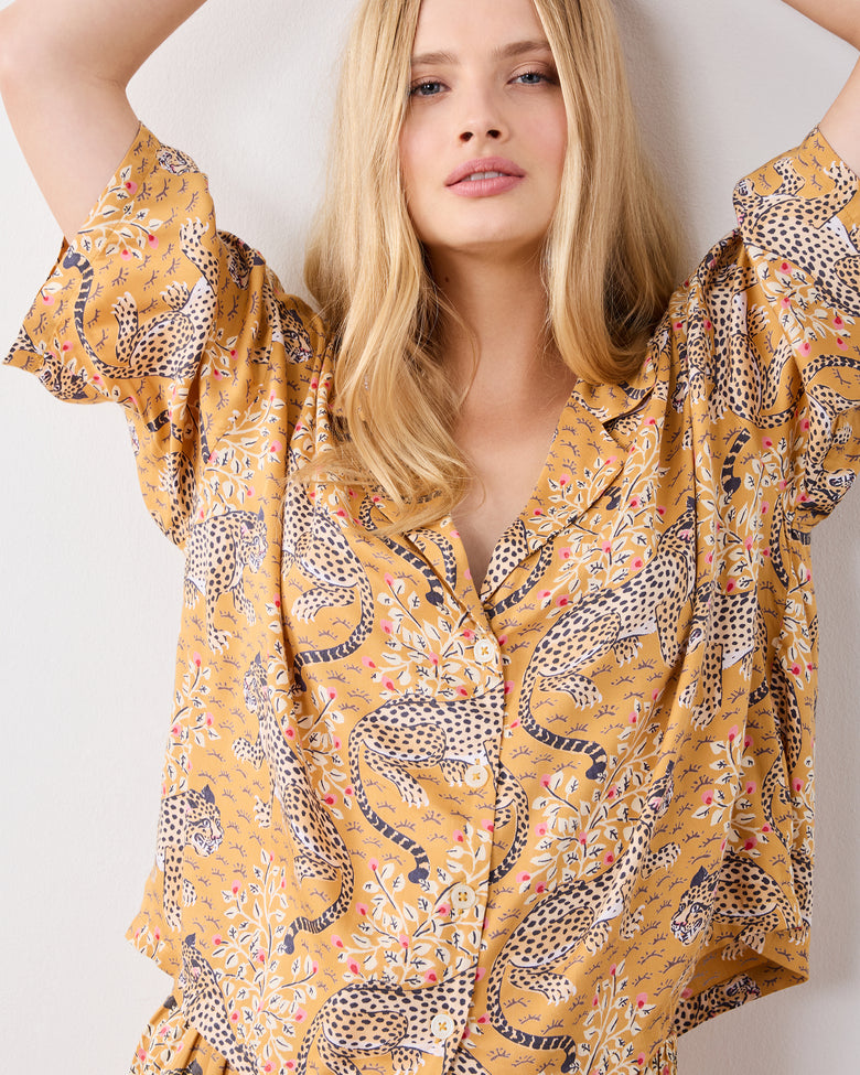 Bagheera - Eco Satin Sweet Dreams Set - Tobacco - Printfresh