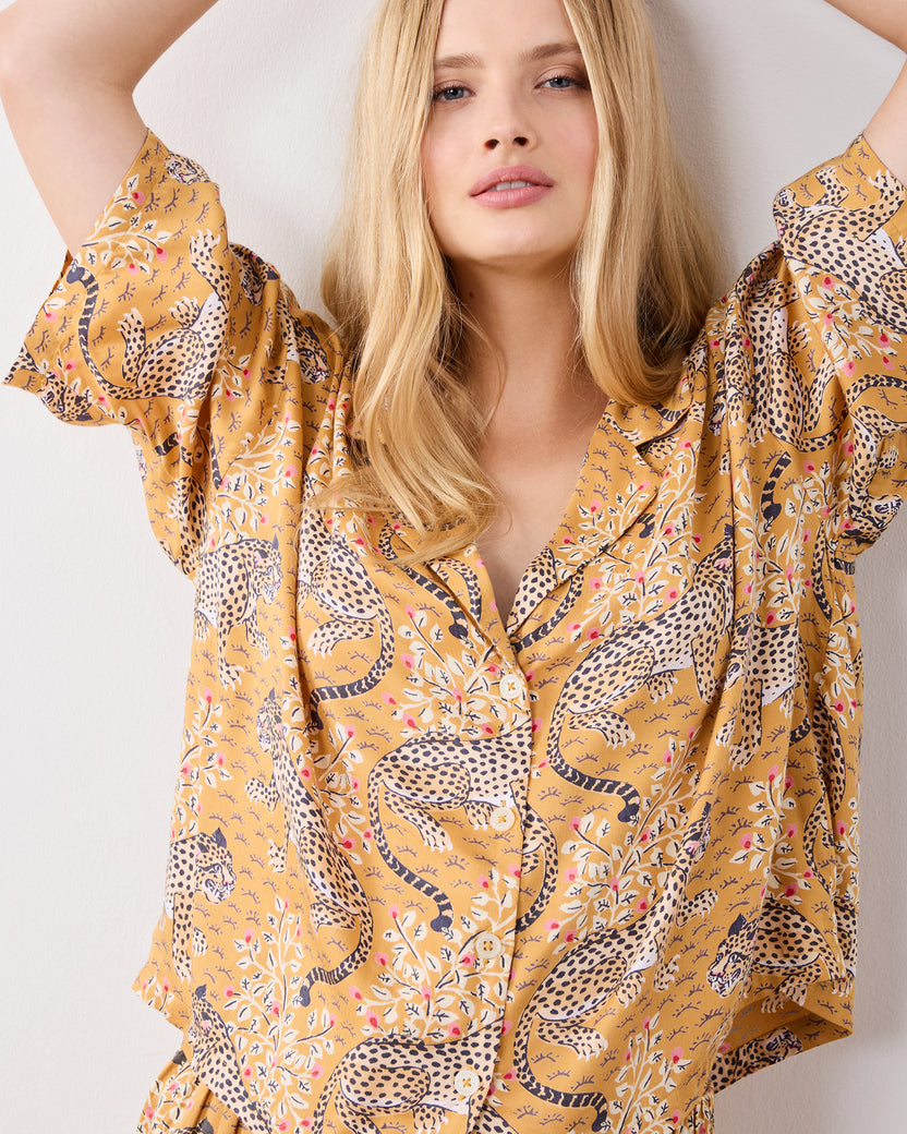 Bagheera - Eco Satin Sweet Dreams Set - Tobacco - Printfresh