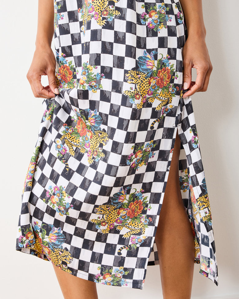 Courtly Check Bagheera - Eco Satin Chic to Sleep Nightie - Floral