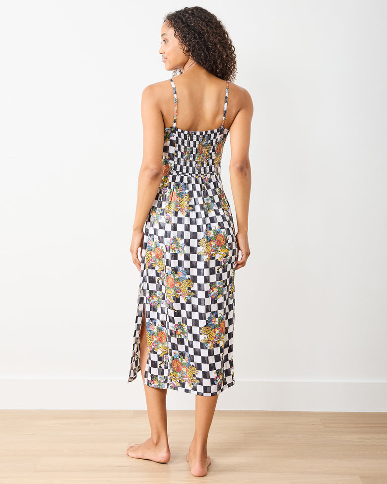 Courtly Check Bagheera - Eco Satin Chic to Sleep Nightie - Floral