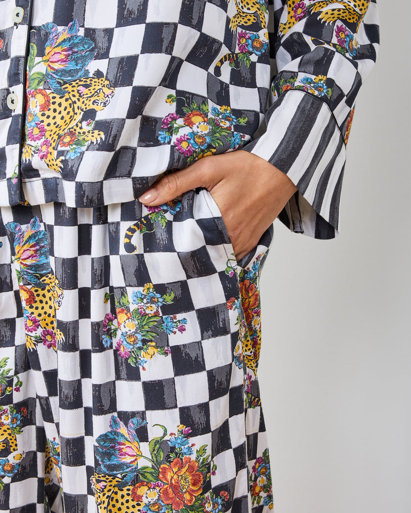 Courtly Check Bagheera - Eco Satin Soho Set - Floral - Printfresh