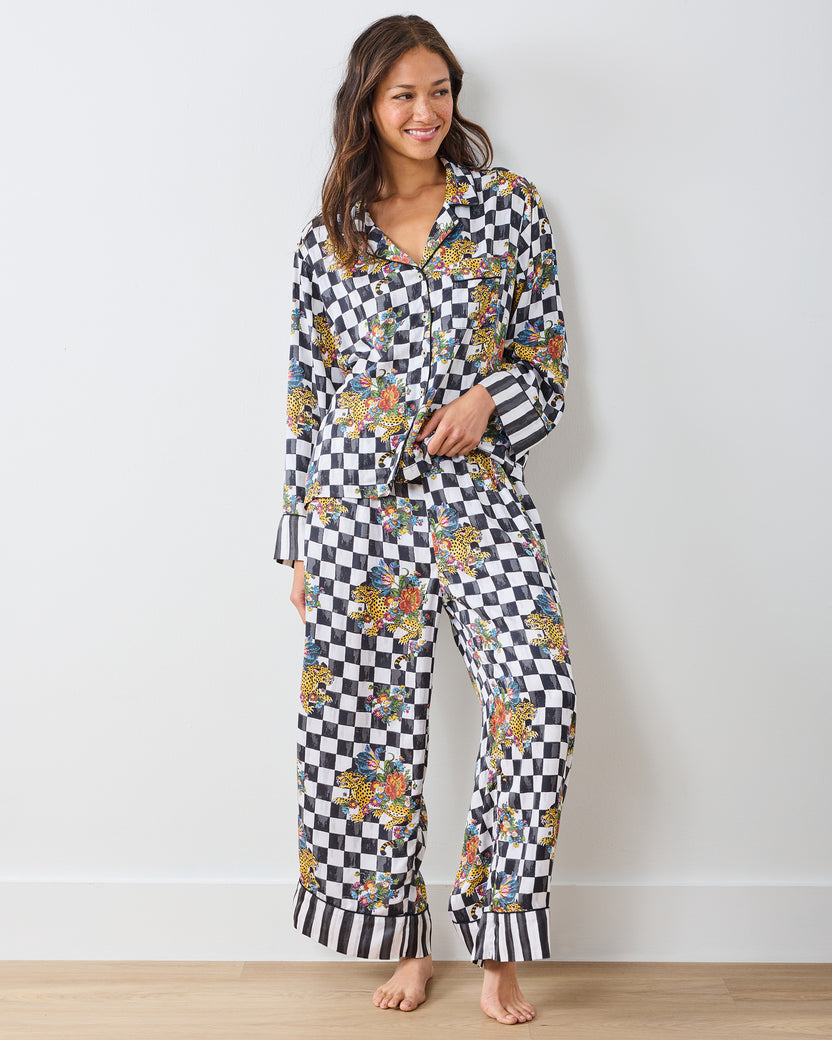 Courtly Check Bagheera - Eco Satin Soho Set - Floral - Printfresh