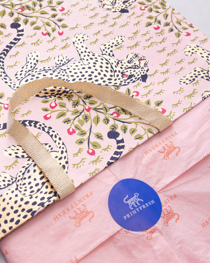 Bagheera - Handmade Gift Bag - Blush - Printfresh