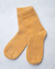 Mustard - Womens Cozy Wool Angora Socks - Comfortarians - Printfresh