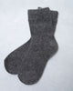 Dark Gray - Womens Cozy Wool Angora Socks - Comfortarians - Printfresh