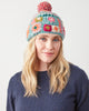 Turquoise - Woodstock Crochet Hat - French Knot - Printfresh