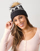 Black & White - NYC Beanie - Sh*t That I Knit - Printfresh