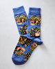 Men's Wild Cat Sock - Yellow Owl - Printfresh