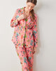 Antelope's Forest - Long PJ Set - Coral - Printfresh