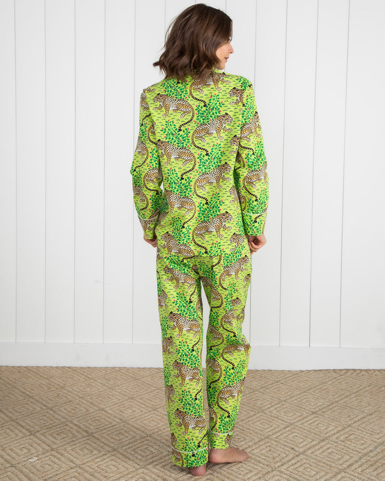 Bagheera - Long Sleep Set - Green Apple - Printfresh