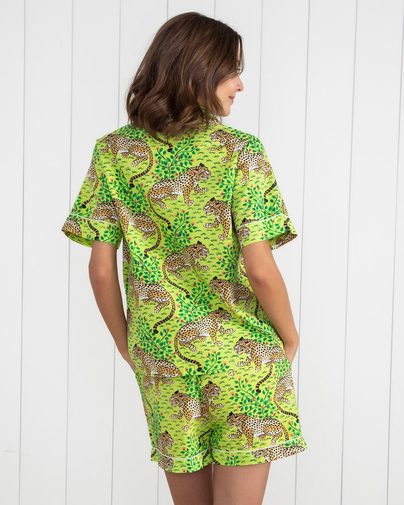 Bagheera - Short Sleep Set - Green Apple - Printfresh