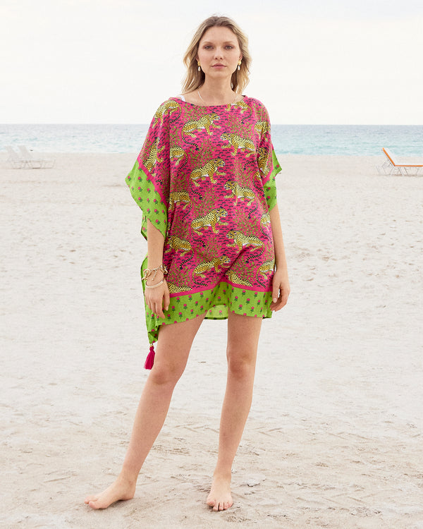 Bagheera - Cabana Club Cover-Up - Hot Pink - Printfresh