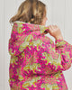 Bagheera - Youth Quilted Sherpa Poncho - Hot Pink - Printfresh