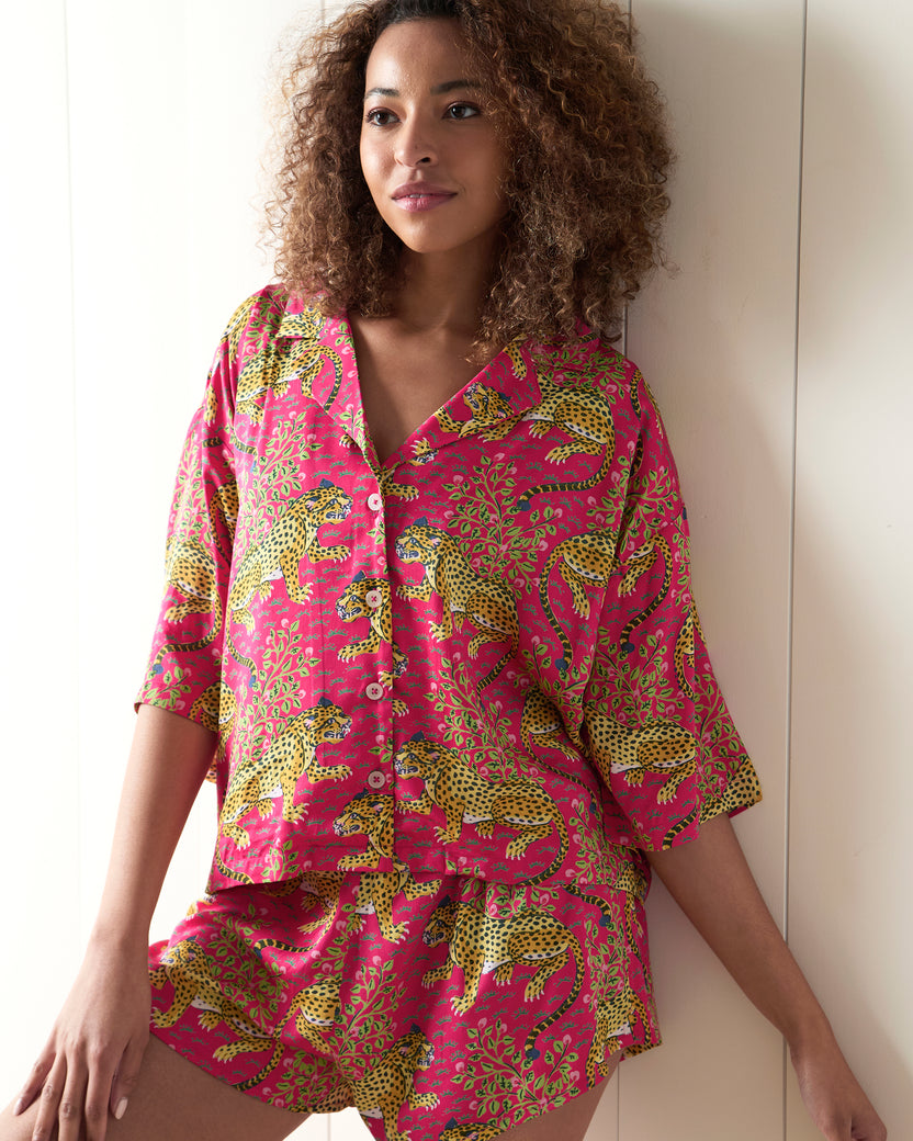 Bagheera - Eco Satin Sweet Dreams Set - Hot Pink - Printfresh