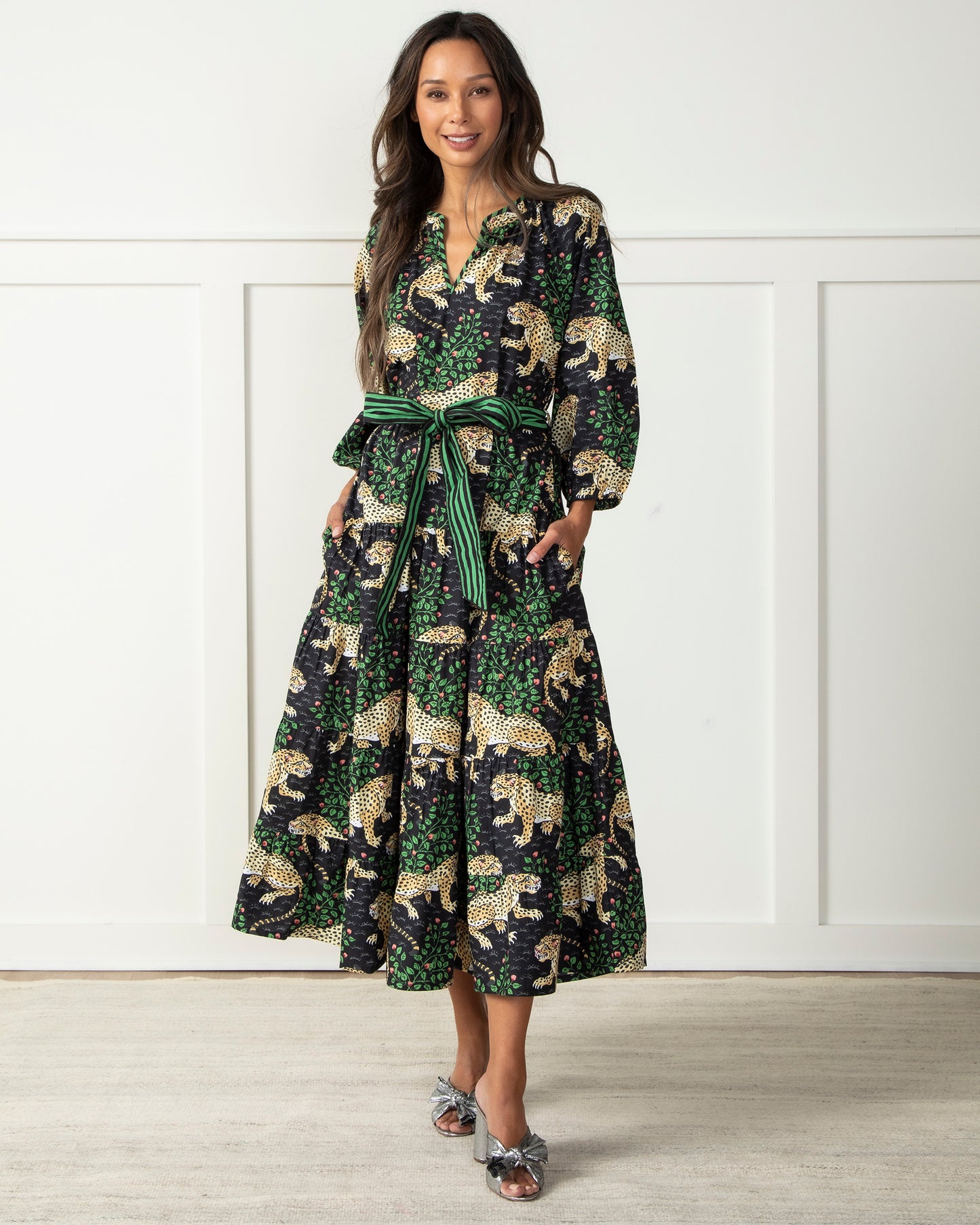 Bagheera - Main Street Dress - Ink - Printfresh