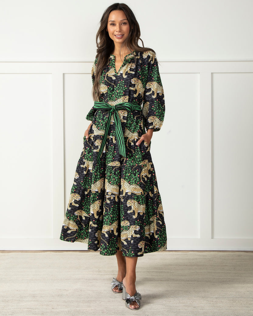 Bagheera - Main Street Dress - Ink - Printfresh