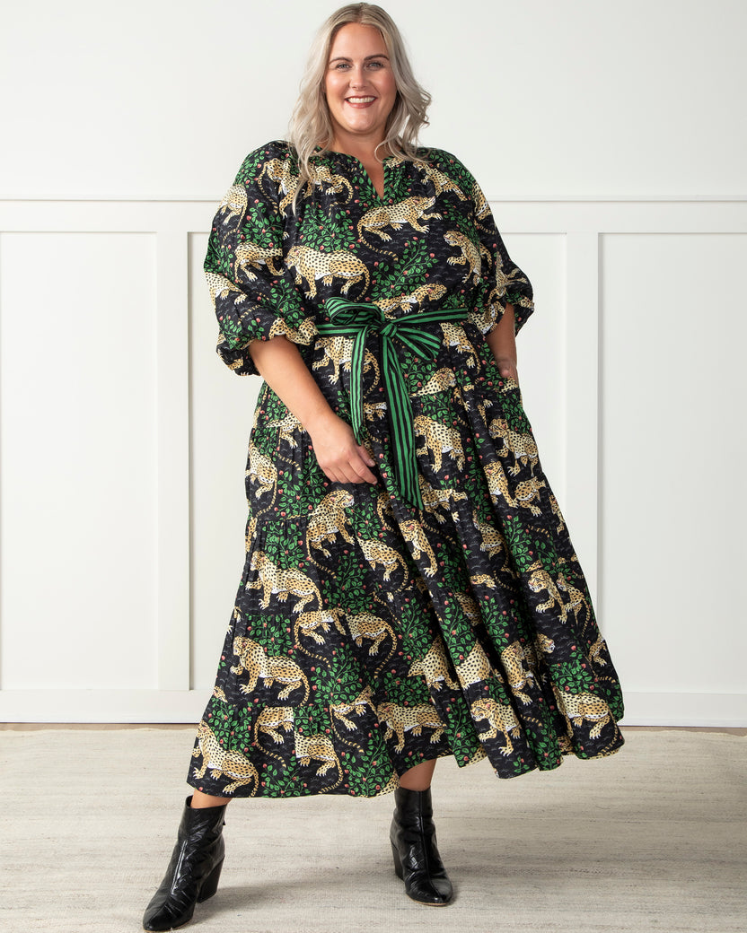 Bagheera - Main Street Dress - Ink - Printfresh