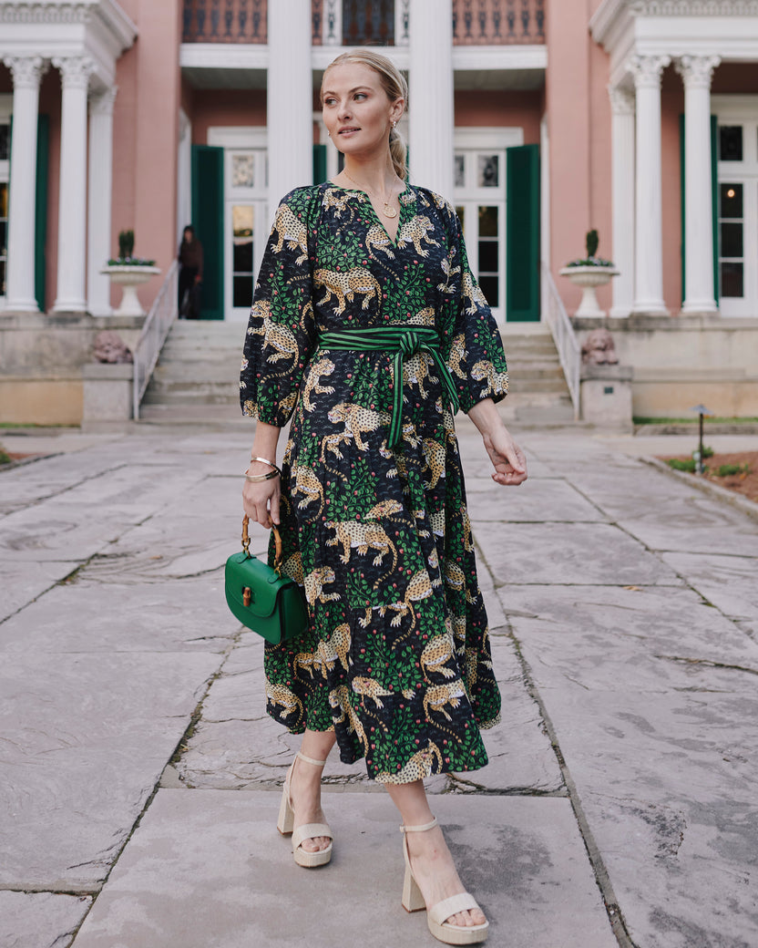 Bagheera - Main Street Dress - Ink - Printfresh