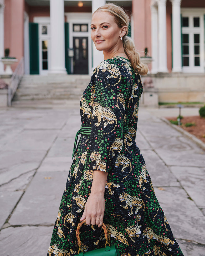 Bagheera - Main Street Dress - Ink - Printfresh