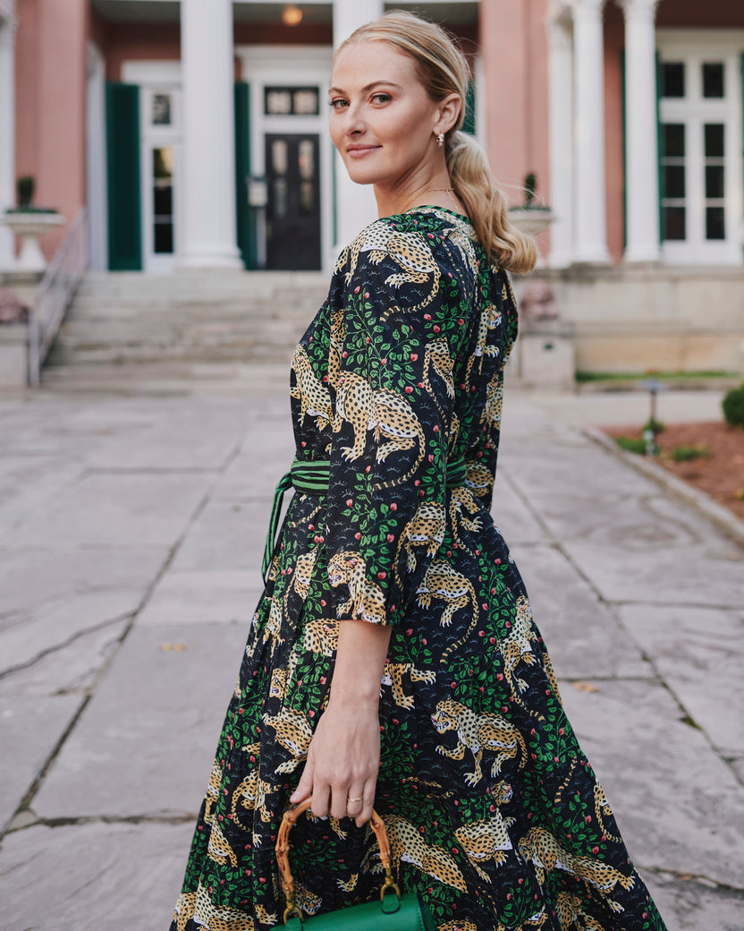 Bagheera - Main Street Dress - Ink - Printfresh