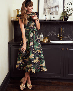 Bagheera - Ready to Ruffle Dress - Ink