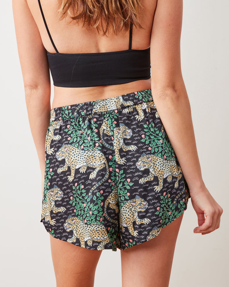 Bagheera - Eco Satin Sweet Dreams Shorts - Ink - Printfresh