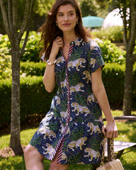 Bagheera - Easy Elegance Dress - Navy - Printfresh