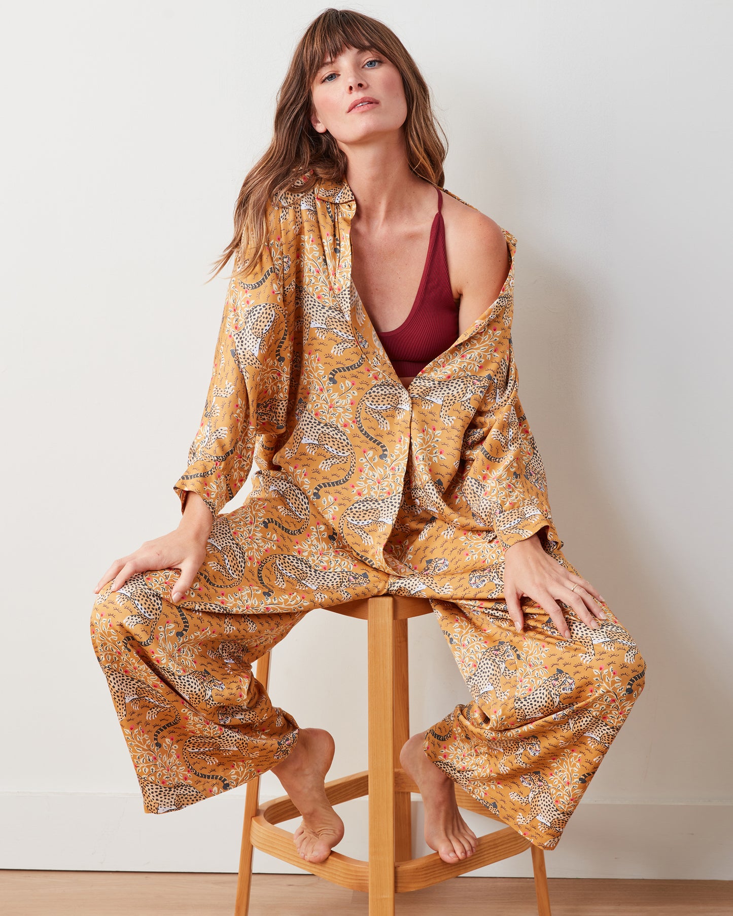 Bagheera - Eco Satin Stevie Set - Tobacco - Printfresh