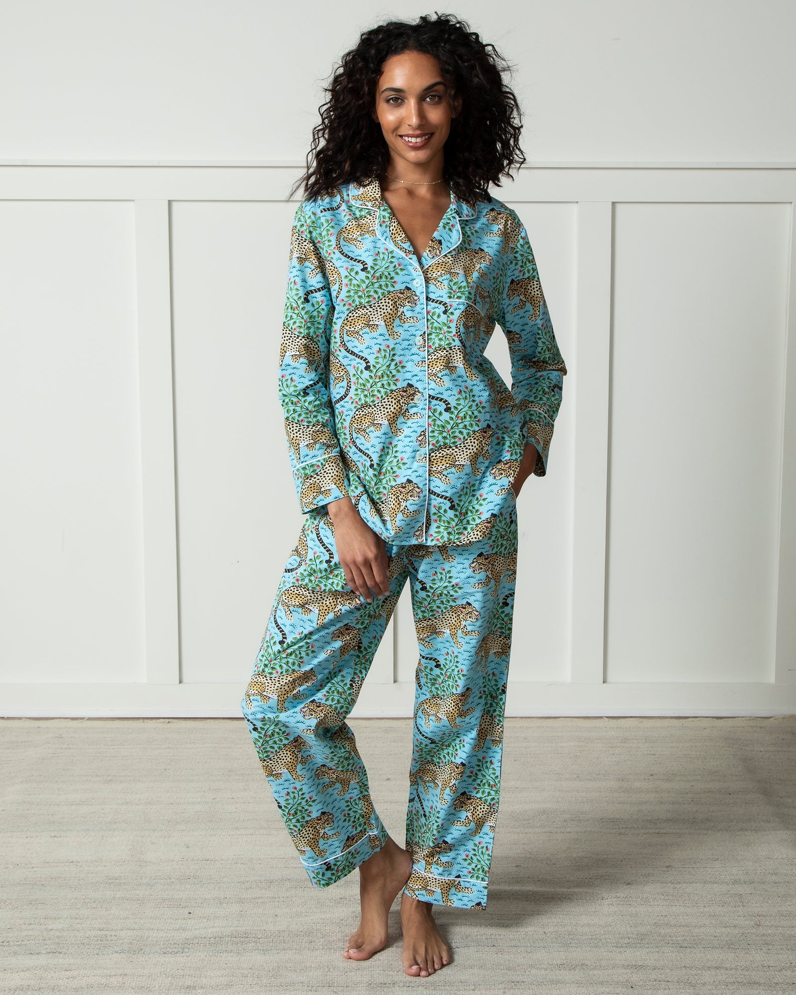 Bagheera - Petite Long PJ Set - Something Blue - Printfresh