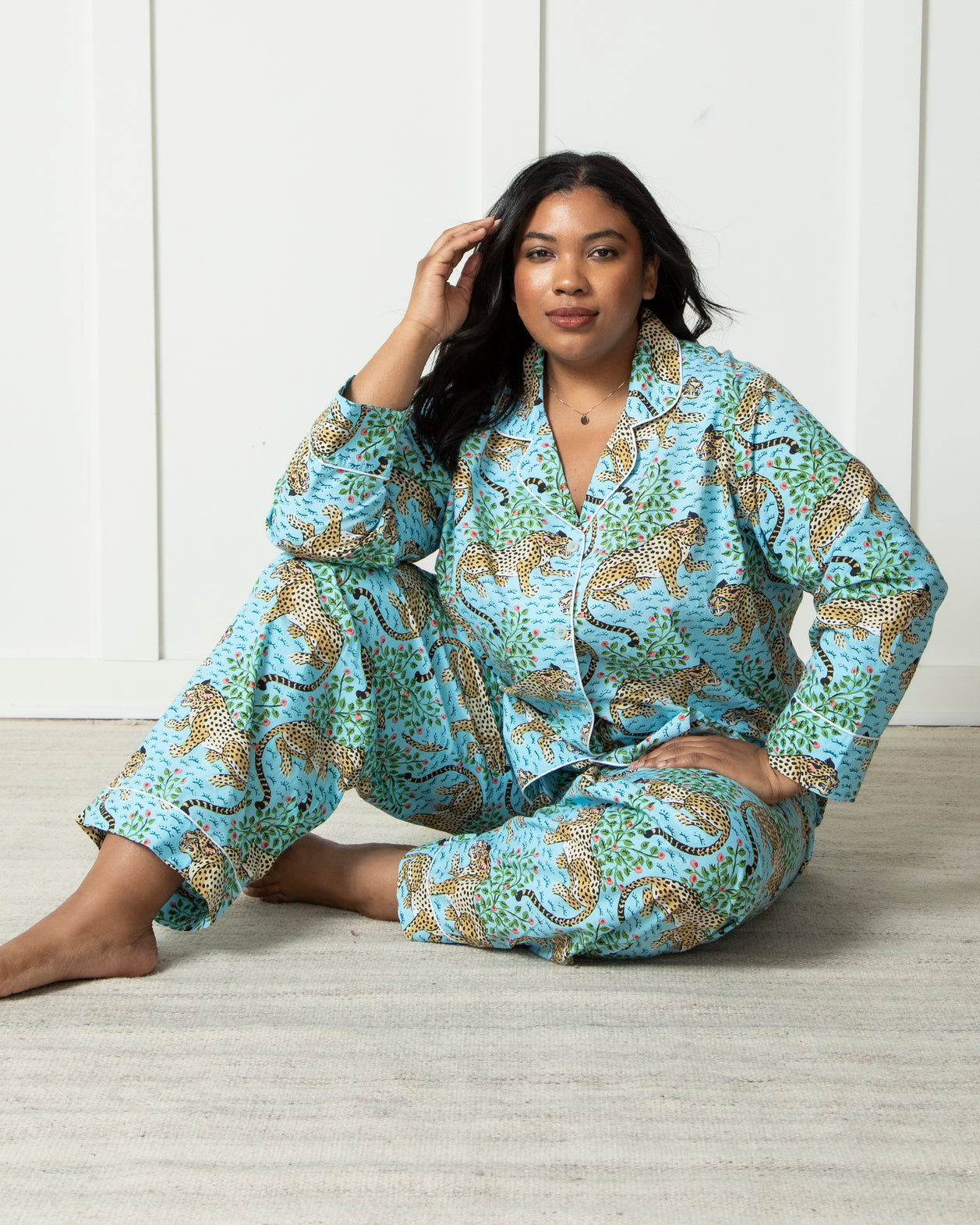 Bagheera - Petite Long PJ Set - Something Blue - Printfresh