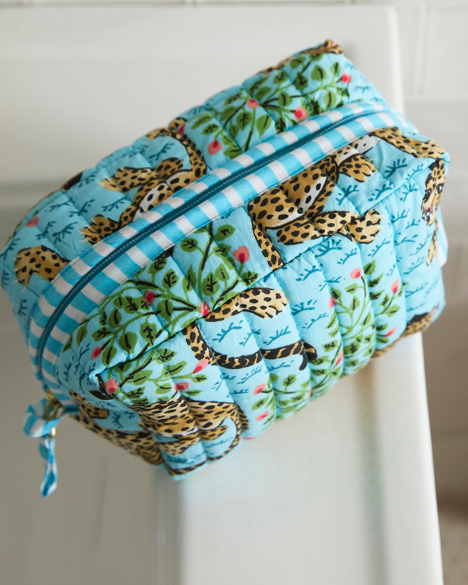 Bagheera - Quilted Pouch - Something Blue - Printfresh